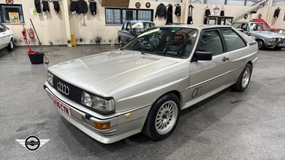 Lot 304 - 1986 AUDI QUATTRO RHD
