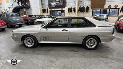 Lot 304 - 1986 AUDI QUATTRO RHD