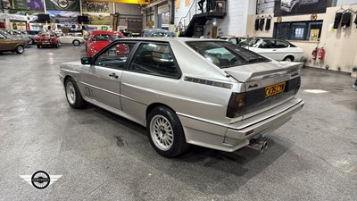 Lot 304 - 1986 AUDI QUATTRO RHD