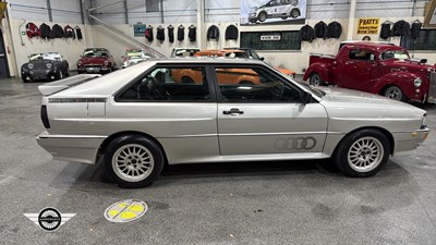 Lot 304 - 1986 AUDI QUATTRO RHD