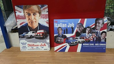 Lot 271 - PAIR OF ITALIAN JOB ALUMINIUM PRINTED SIGNS