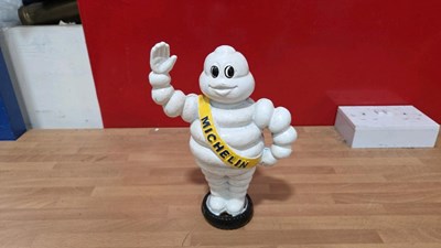 Lot 247 - CAST MICHELIN MAN MONEY BOX 9" TALL