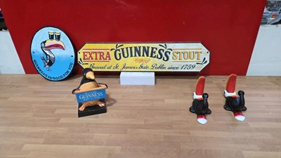 Lot 583 - 5 X CAST REPRO GUINNESS PIECES