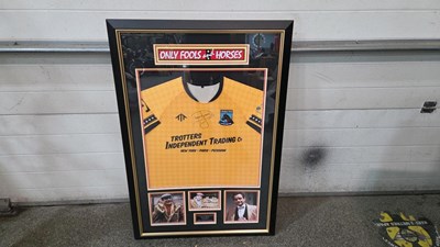 Lot 835 - FRAMED FOOTBALL SHIRT SIGNED BY DAVID JASON