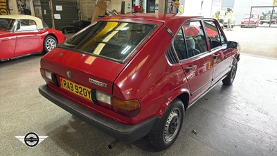 Lot 462 - 1983 ALFA ROMEO ALFASUD SC