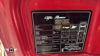 Lot 462 - 1983 ALFA ROMEO ALFASUD SC