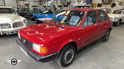 Lot 462 - 1983 ALFA ROMEO ALFASUD SC