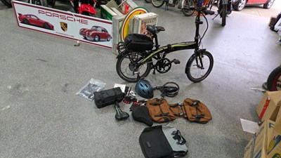 Lot 427 - CARRERA CROSS CITY FOLDING E-BIKE 2021, WITH ACCESSORIES