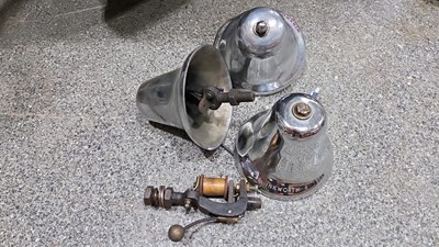 Lot 701 - 3 OLD POLICE CAR BELLS