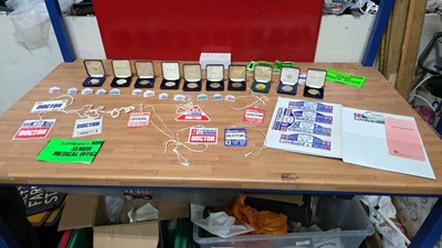 Lot 417 - BOX OF RAC RALLY MEMORABILIA
