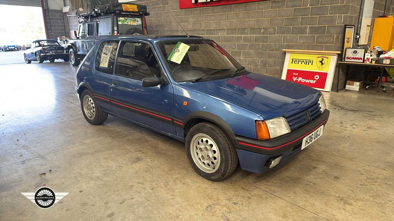 Lot 506 - 1990 PEUGEOT 205 GTI