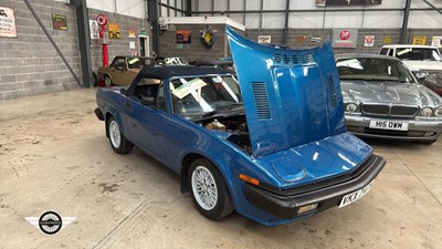 Lot 348 - 1981 TRIUMPH TR7 CONVERTIBLE AUTO