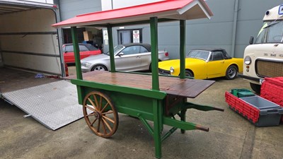 Lot 221 - WOODEN HANDCART FOR RETAIL DISPLAY PURPOSES