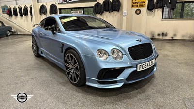Lot 504 - 2004 BENTLEY CONTINENTAL GT AUTO