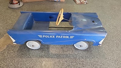 Lot 663 - POLICE PATROL CHILDS PEDAL CAR