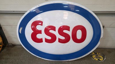 Lot 501 - LARGE ESSO PLASTIC SIGN 69" X 52"