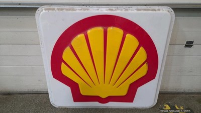 Lot 405 - SHELL PLASTIC SIGN 40" X 43"