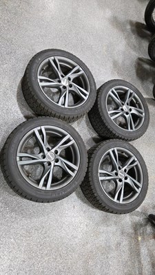 Lot 513 - SET OF 4 17" MAK STOCKHOLM ALLOY WHEELS WITH GOODYEAR WINTER TYRES