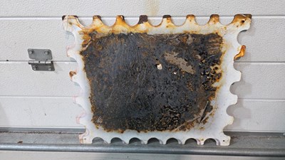 Lot 85 - CORSAIR TIN SIGN 19" X 15"