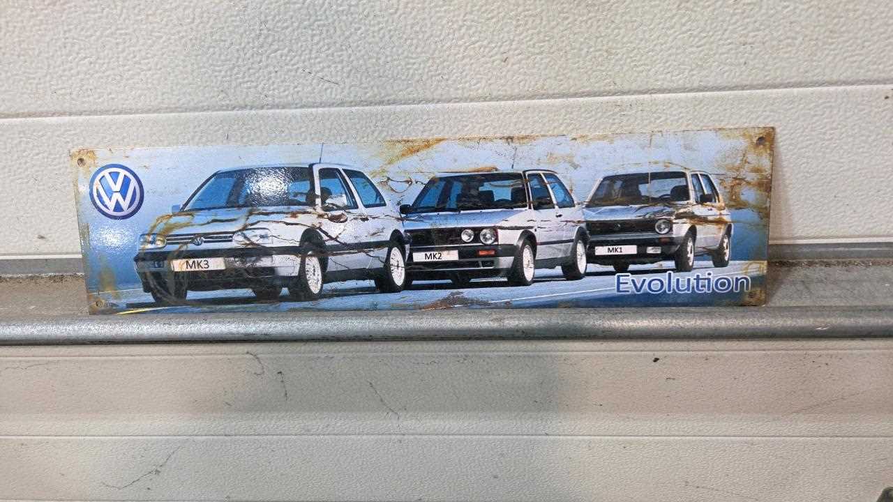 Lot 729 - VW EVOLUTION SIGN 20