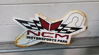 Lot 713 - NCN MOTORSPORTS PARK SIGN 18" X 9"