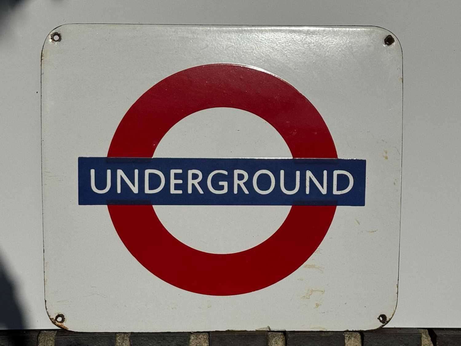 Lot 373 - UNDERGROUND ENAMEL SIGN 13