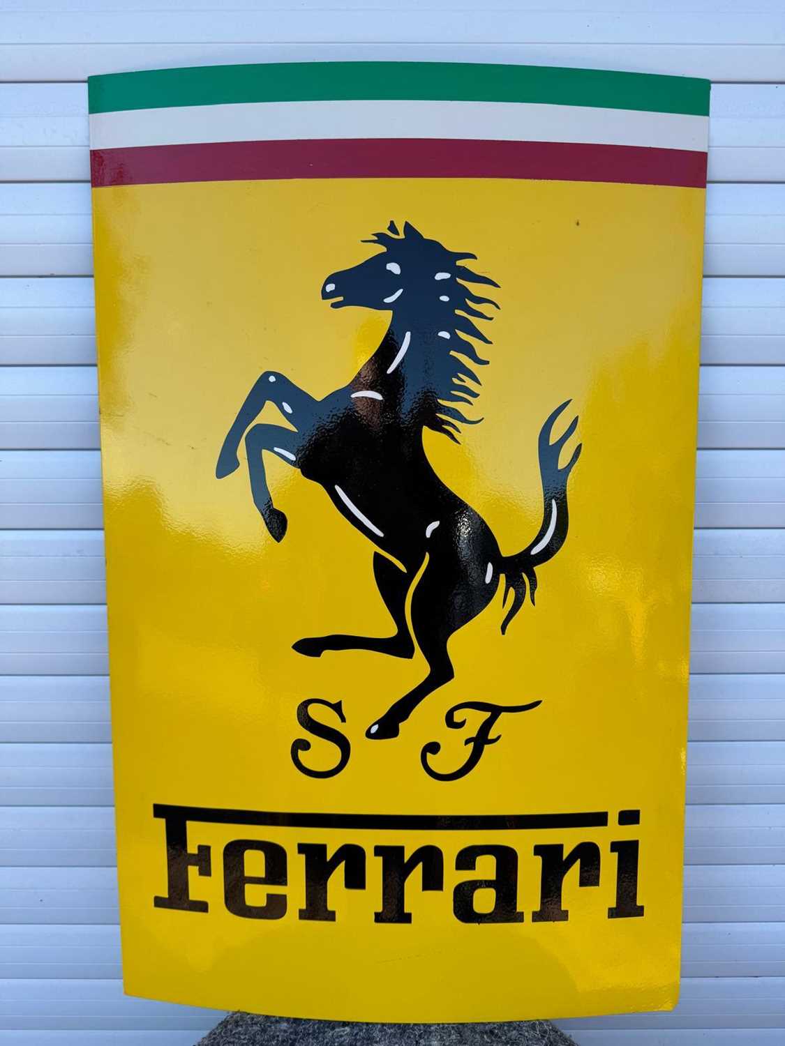 Lot 553 - PAINTED FERRARI SIGN 21