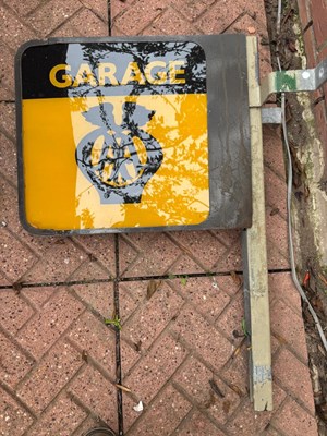 Lot 725 - AA GARAGE HANGING , DOUBLE SIDED SIGN 24" X 31"