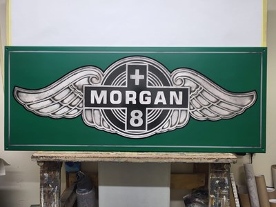 Lot 463 - 48" X 10" MORGAN +8 SIGN