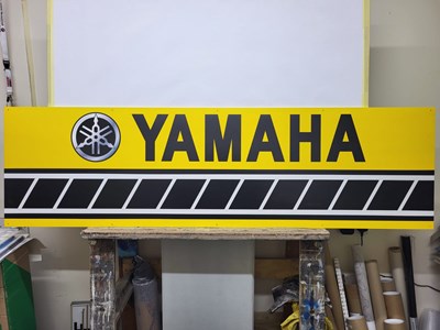 Lot 667 - 64" X 18" YAMAHA SPEEDBLOCK SIGN