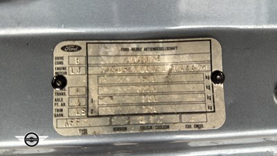 Lot 640 - 1991 FORD ORION GHIA I