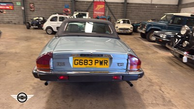 Lot 774 - 1990 JAGUAR XJ-S CONVERTIBLE AUTO