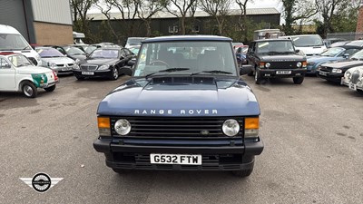 Lot 710 - 1990 LAND ROVER RANGE ROVER VOGUE EFI A