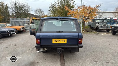 Lot 710 - 1990 LAND ROVER RANGE ROVER VOGUE EFI A