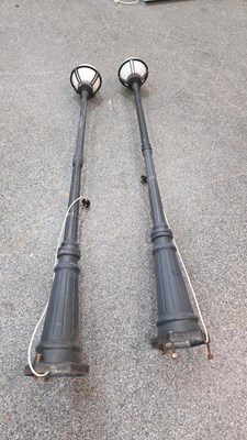 Lot 153 - PAIR OF CAST STREET LIGHTS