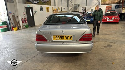 Lot 860 - 1998 MERCEDES CL500 AUTO