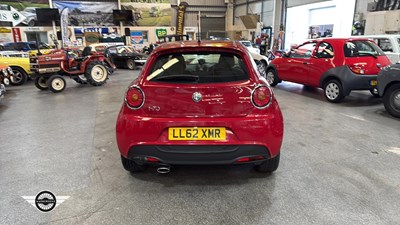 Lot 522 - 2012 ALFA ROMEO MITO DISTINCTIVE M-AIR TB