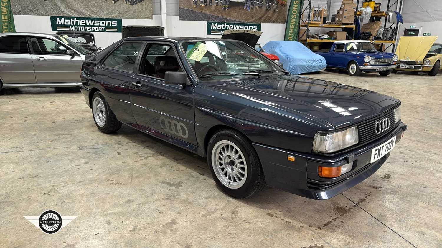 Lot 894 - 1983 AUDI QUATTRO RHD