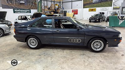 Lot 894 - 1983 AUDI QUATTRO RHD