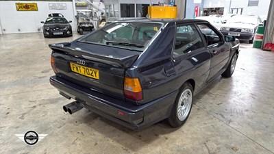 Lot 894 - 1983 AUDI QUATTRO RHD