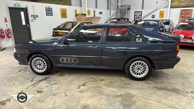 Lot 894 - 1983 AUDI QUATTRO RHD