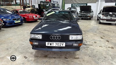 Lot 894 - 1983 AUDI QUATTRO RHD