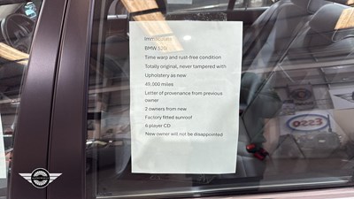 Lot 2 - 1998 BMW 520I SE AUTO