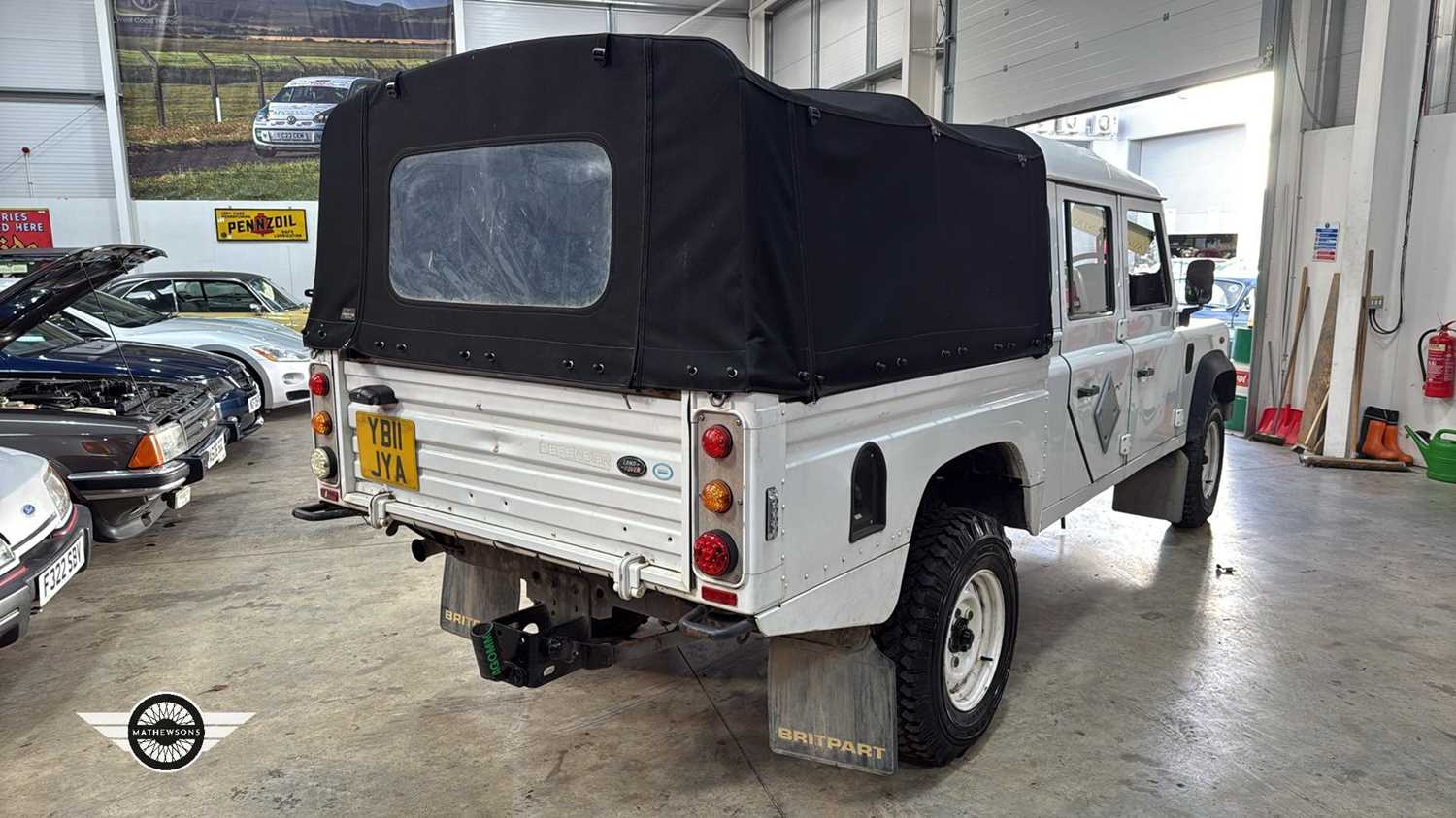 Defender Hcpu Rear View Lot 690 - 2011 LAND ROVER DEFENDER 130 HCPU TD D/C