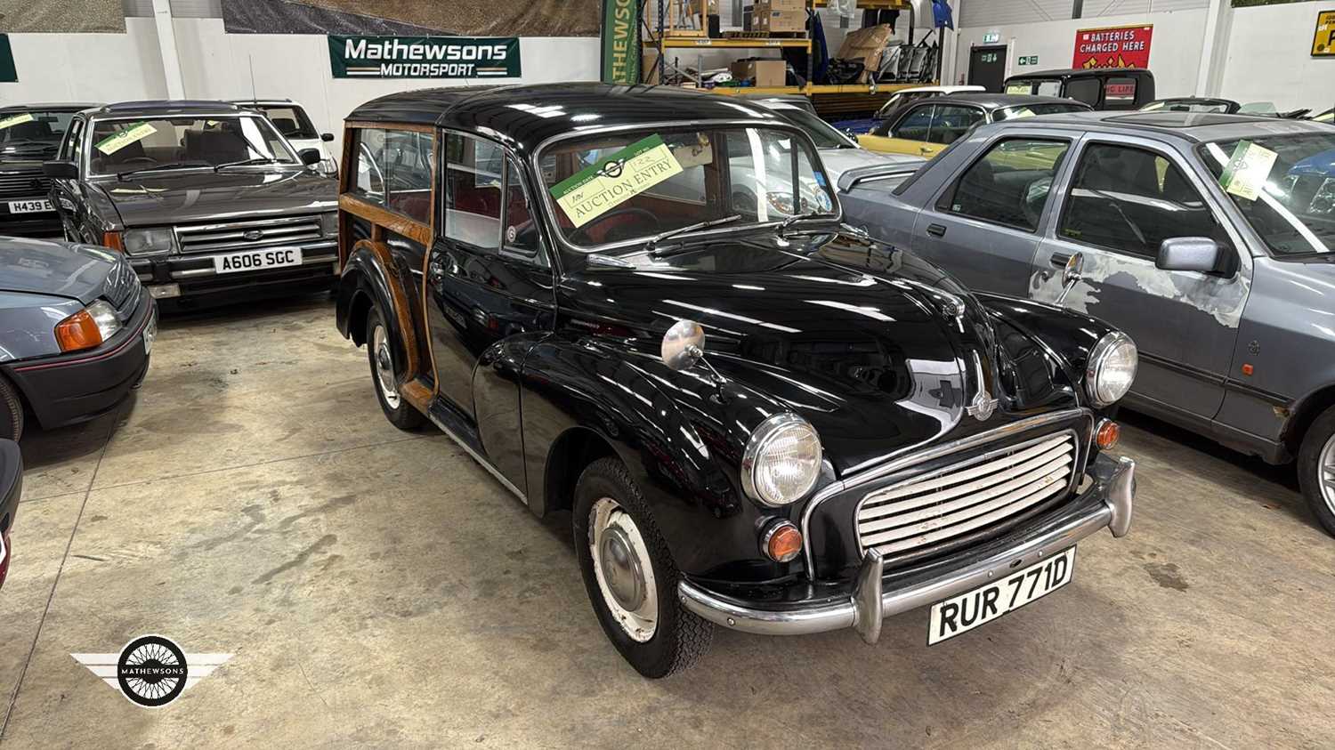 Lot 122 - 1966 MORRIS MINOR 1000