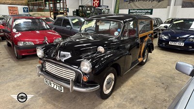 Lot 122 - 1966 MORRIS MINOR 1000