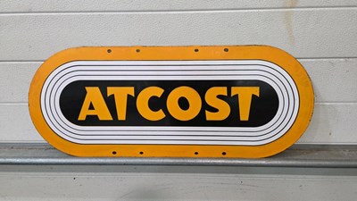Lot 344 - ATCOST SIGN 30" X 12"