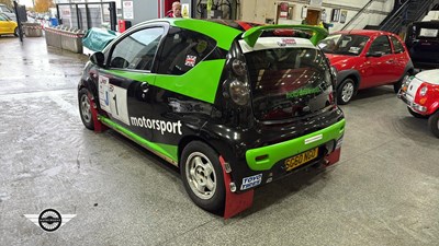 Lot 722 - 2010 PEUGEOT 107 RALLY CAR