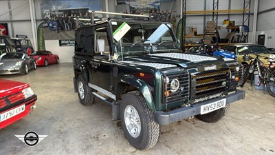 Lot 92 - 2003 LAND ROVER DEFENDER 90 COUNTY TD5