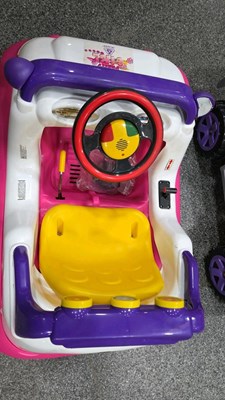 Lot 81 - PAIR OF CHILDS ELECTRIC CARS, OLD SHOP STOCK-ALL PROCEEDS TO CHARITY